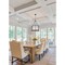Z-Lite Barrington Chandelier, 6-Light, 26 In.W x 35 In.H, Matte Black/Clear Waterglass 346P26-MB - alternate 5